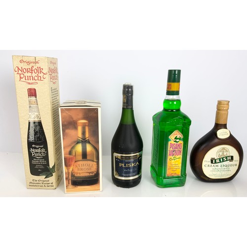 43 - QTY. MISC. LIQUEURS, AQUAVIT, CHARTREUSE, BENEDICTINE ETC.