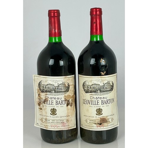 71 - 2 MAGNUM BOTTLES CHATEAU LEOVILLE BARTON 1975