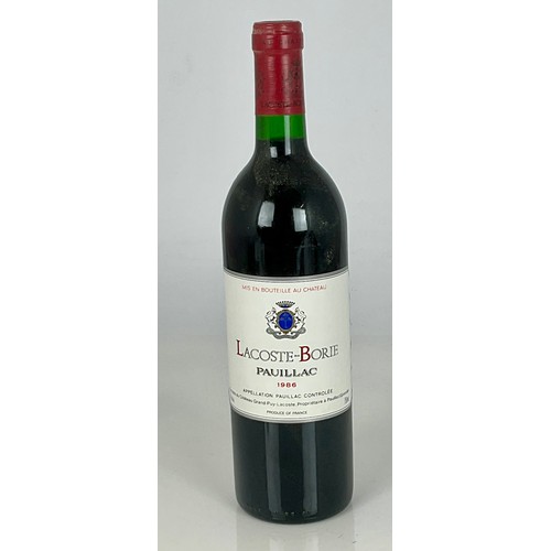 85 - CASE OF 12 BOTTLES 1986 CHATEAU GRAND-PUY-LACOSTE BORIE PAUILLAC