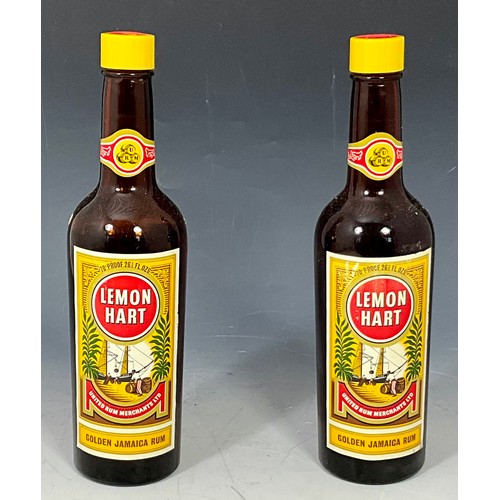 50 - 2 BOTTLES OF LEMON HART GOLDEN JAMAICA RUM