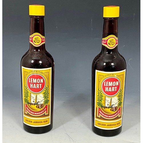 51 - 2 BOTTLES OF LEMON HART GOLDEN JAMAICA RUM