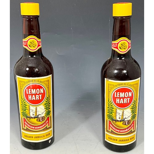 53 - 2 BOTTLES LEMON HART GOLDEN JAMAICA RUM