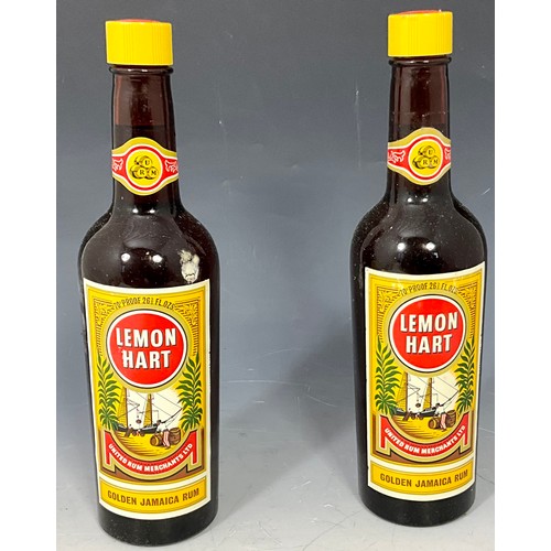 54 - 2 BOTTLES LEMON HART GOLDEN JAMAICA RUM