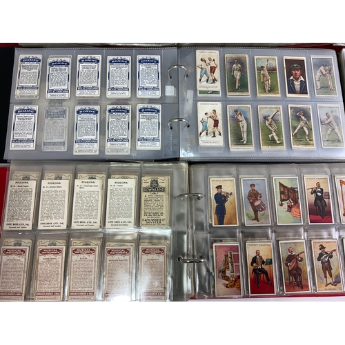 436 - 6 ALBUMS OF MIXED TRADE & CIGARETTE CARDS, NOTED OXO, OLD SPINET HOUSE, TYPHOO, BOURNVILLE COCOA, HU... 