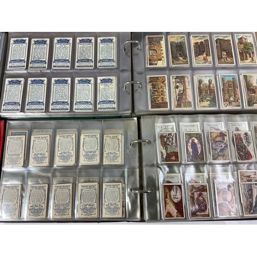 436 - 6 ALBUMS OF MIXED TRADE & CIGARETTE CARDS, NOTED OXO, OLD SPINET HOUSE, TYPHOO, BOURNVILLE COCOA, HU... 