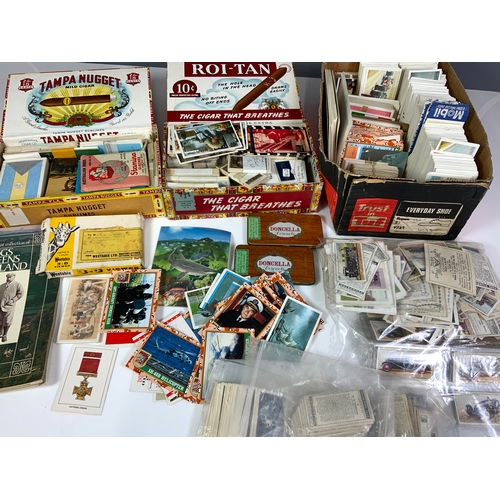 429 - TRADE & CIGARETTE CARDS, QTY OF TRADE PENNY ALBUMS, I-SPY, BROOKE BOND, COOPERS, ETC PLUS A LARGE SO... 