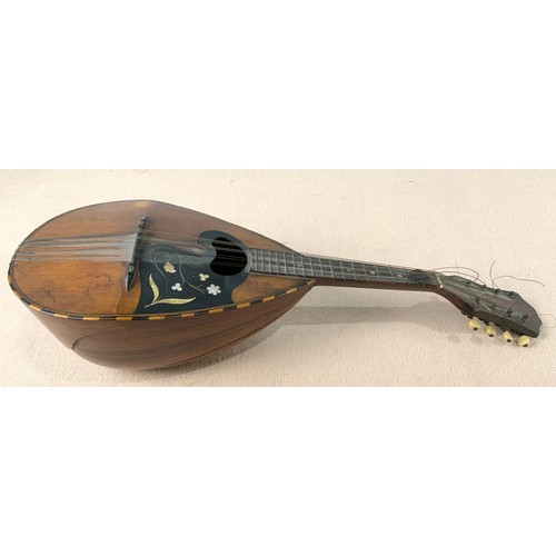 236 - BOWL BACK MANDOLIN  STAMPED  M & G CASELLA CATANIA