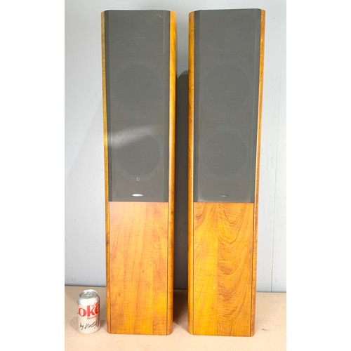 213 - PAIR OF CELESTION F30 FLOOR STANDING SPEAKERS TOGETHER WITH A CELESTION SPEAKER WITHOUT HOUSING UNIT