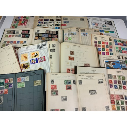 470 - STAMP INTEREST,  BOX OD VARIOUS STAMP BOOKS, ALBUMS, GB, COMMONWEALTH, & WORLD,