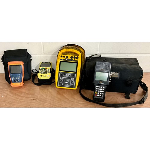 157 - BT TESTER 301C, SUNRISE TELECOM SUNSET E10 TESTER AND ACCESSORIES, SMARTMETER S1 AND CCTV TESTER PRO