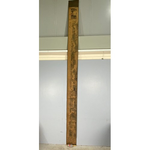 30 - INTRESTING ORIENTAL SCROLL WITH LANDCSAPE SCENE & CHARACTER MARKS  APPROXIMATELY 300cm x 29cm