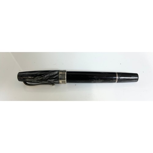 138 - LIMITED EDITION MONTEGRAPPA HISTORICAL MODEL 1912 PISTON FILL FOUNTAIN PEN  WITH 18K KNIB NUMBERED 3... 