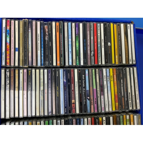 304 - A COLLECTION OF 144 CD’S, A VARIED SELECTION, MOSTLY POP AND MORE MODERN ARTISTS IN A DJ CASE