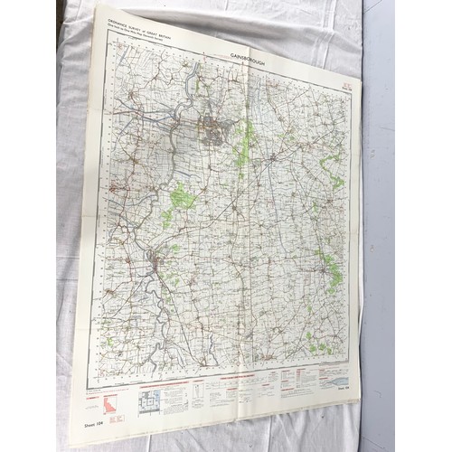 395 - VERY LATRGE SELECTION OF ORDNANCE SURVEY / REFERENCE MAPS  MANY ONE INCH TO A MILE SCALE