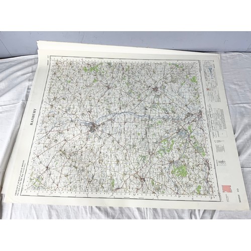 388 - LARGE QUANTITY OF ORDANCE SURVEY MAPS MANY ONE INCH TO ONE MILE SCALE