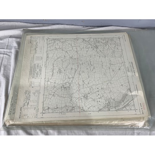 398 - LARGE QUANTITY OF ORDNANCE SURVEY MAPS