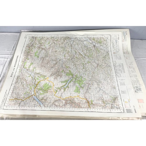 396 - LARGE QUANTITY OF ORDNANCE SURVEY MAPS