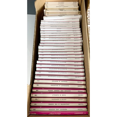 378 - 3 BOXES OF ORDNANCE SURVEY MAPS