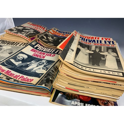 422 - LARGE QUANTITY OF VINTAGE PRIVATE EYE MAGAZINES