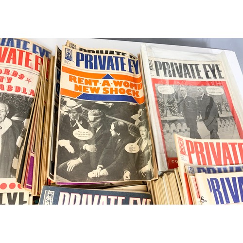 422 - LARGE QUANTITY OF VINTAGE PRIVATE EYE MAGAZINES