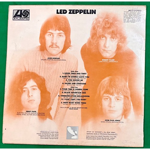 252 - LED ZEPPELIN S/T LP ATLANTIC 588171 EARLY PRESS (VERSION 6)