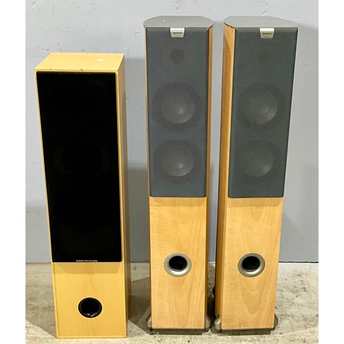 215 - PAIR OF TANGENT AVANTGARDE 200 SPEAKERS AND AN AURAL ENVELOPE SPEAKER