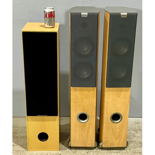 215 - PAIR OF TANGENT AVANTGARDE 200 SPEAKERS AND AN AURAL ENVELOPE SPEAKER