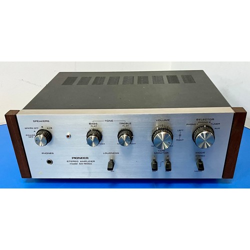 186 - VINTAGE PIONEER SA-500A STEREO AMPLIFIER