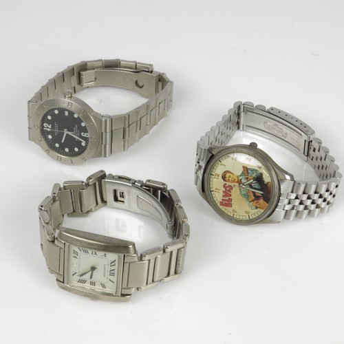 451 - ‘OFFICIAL FOSSIL LIMITED EDITION’ ELVIS WATCH AND 2 OTHERS