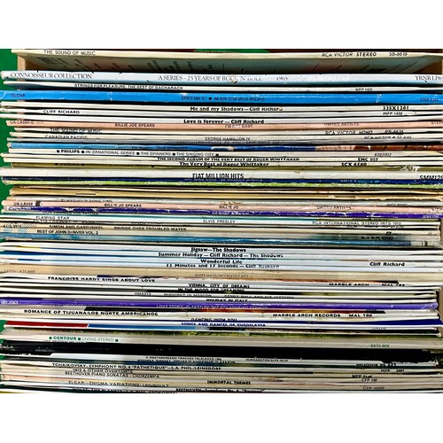 288 - QUANTITY OF LP RECORDS, MIXED GENRES INC. CLASSICAL, COUNTRY, EASY LISTENING, SOME POPULAR ARTISTS