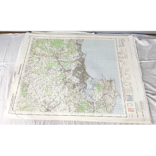 392 - LARGE QUANTITY OF ORDNANCE SURVEY MAPS