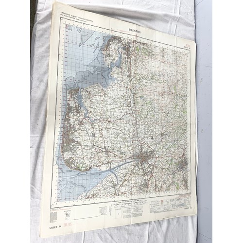 395 - APPROXIMATELY 80 ORDNANCE SURVEY / REFERENCE MAPS  MANY ONE INCH TO A MILE SCALE