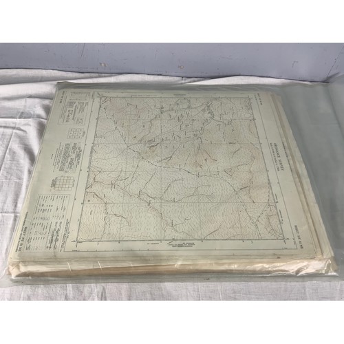 398 - LARGE QUANTITY OF ORDNANCE SURVEY MAPS