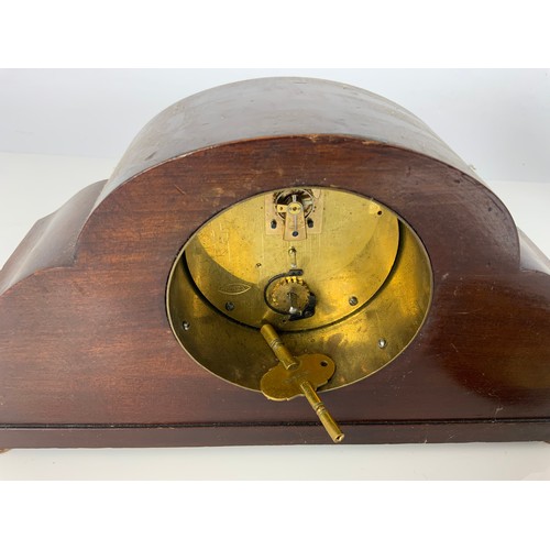 252 - INLAID MANTLE CLOCK