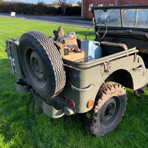 1 - A VERY SCARCE 1945 WILLYS OVERLAND/ FORD GPW JEEP, A GENUINE ‘BARN FIND’ HAVING JUST OVER 1000 RECOR... 