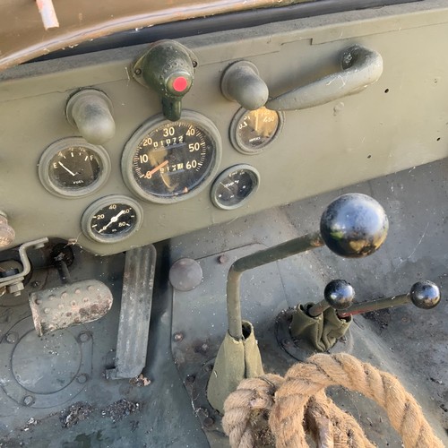 1 - A VERY SCARCE 1945 WILLYS OVERLAND/ FORD GPW JEEP, A GENUINE ‘BARN FIND’ HAVING JUST OVER 1000 RECOR... 