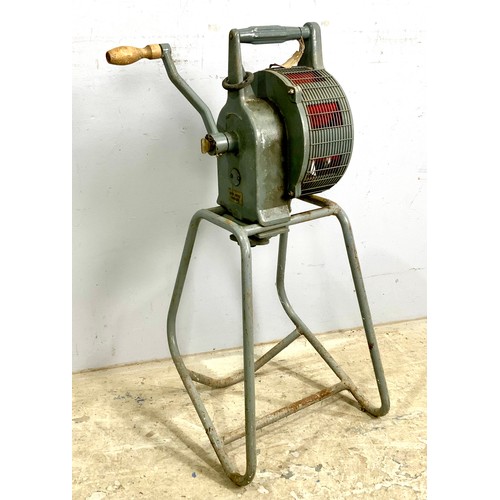 2 - A WWII SECOMAK TYPE 447 HAND OPERATED AIR RAID SIREN, MANUFACTURED BY THE SERVICE ELECTRIC CO LTD, S... 