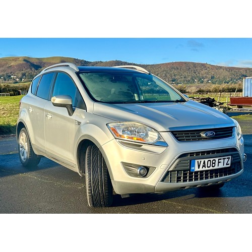 16 - 2008 FORD KUGA ZETEC TDCI DIESEL ESTATE CAR REG VA 08 FTZ, RECENT SERVICE AND NEW TURBO, APPROX. 83,... 