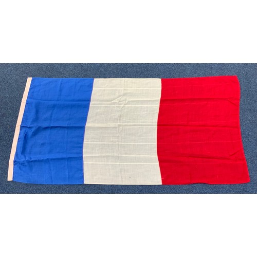 14 - FRENCH TRICOLOUR FLAG APPROX 175 X 85 CM