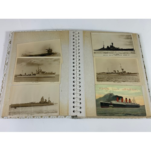 10 - A VERY INTERESTING PHOTO ALBUM OF WW1 ERA PHOTOS OF SUBMARINES, DESERT ACTION, CAPTURED ARMAMENTS, P... 