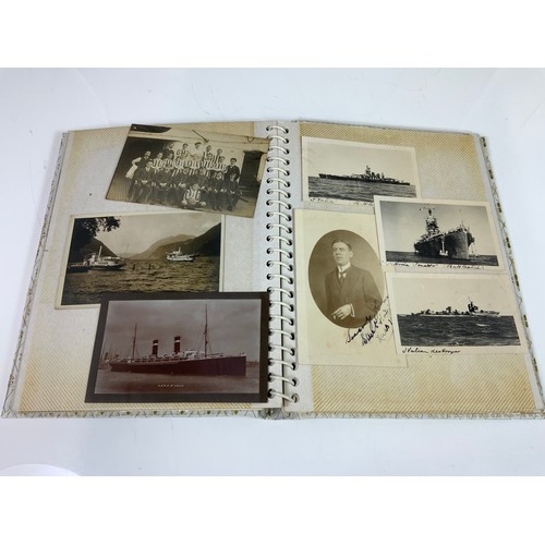 10 - A VERY INTERESTING PHOTO ALBUM OF WW1 ERA PHOTOS OF SUBMARINES, DESERT ACTION, CAPTURED ARMAMENTS, P... 