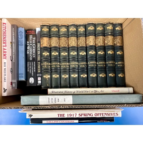 76 - ONE BOX OF MILITARY BOOKS