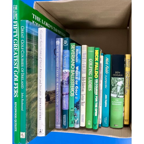 79 - ONE BOX OF GOLF BOOKS