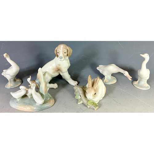 107 - QUANTITY OF LLADRO AND NAO BIRD AND ANIMAL STUDIES