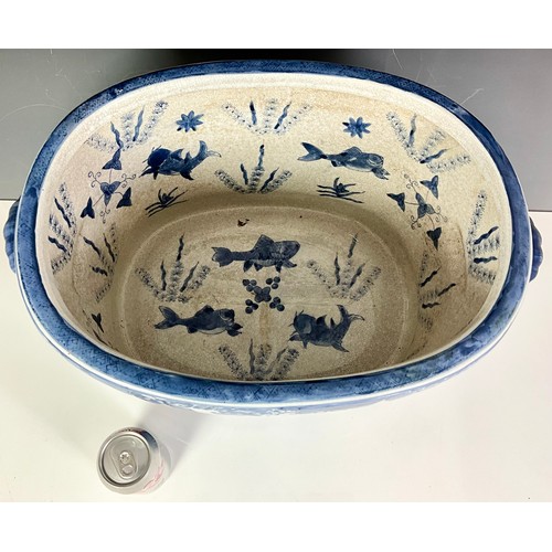 186 - ORIENTAL PORCELAIN FOOT BATH