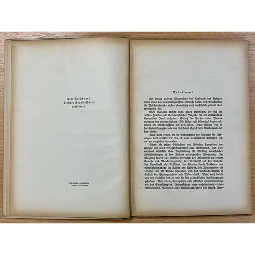 93 - JÜDISCHE FLIEGER IM WELTKRIEG  THEILHABER, FELIX A.  PUBLISHED BY VERLAG DER SCHILD, BERLIN, GERMANY... 