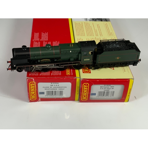 419 - HORNBY 2 BOXED DCC READY LOCOMOTIVES : R2636 BR STANIER 4MT 42468 & R2395A BR 8F WEATHERED 48062 PLU... 