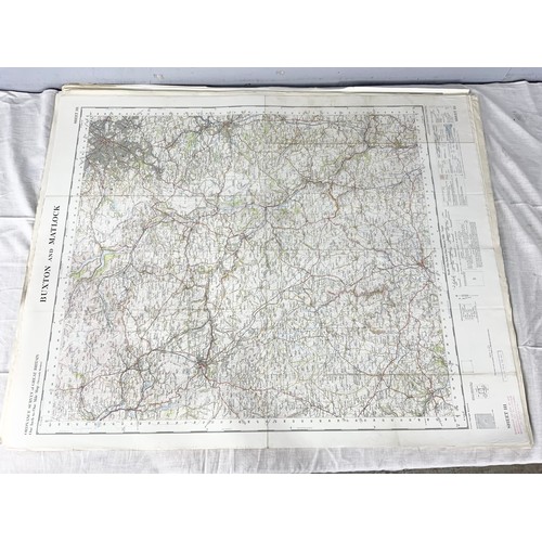 80 - LARGE QUANTITY OF ORDANCE SURVEY MAPS MANY ONE INCH TO ONE MILE SCALE