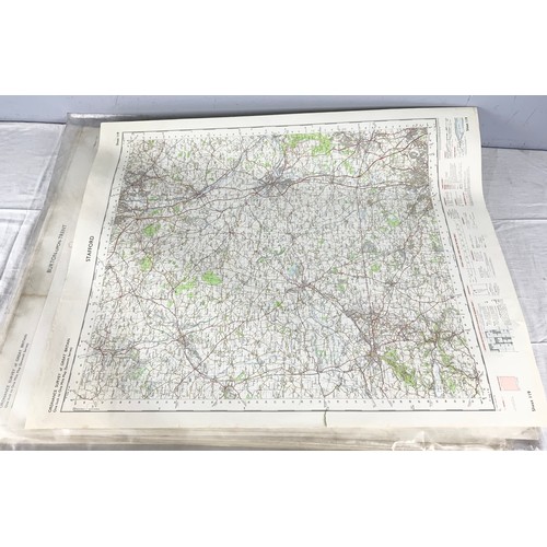 81 - VERY LARGE SELECTION OF ORDNANCE SURVEY / REFERENCE MAPS  MANY ONE INCH TO A MILE SCALE