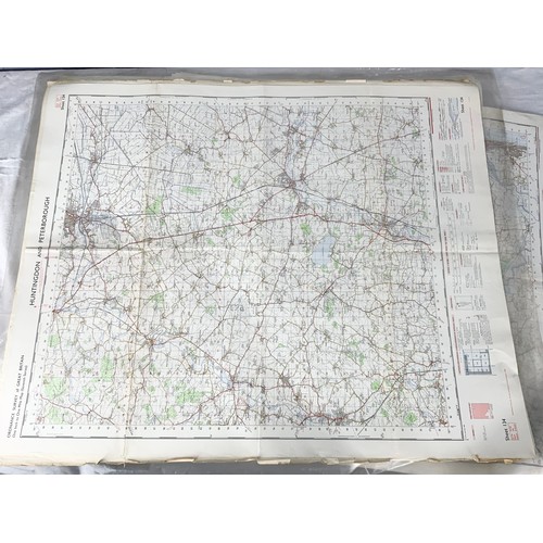 81 - VERY LARGE SELECTION OF ORDNANCE SURVEY / REFERENCE MAPS  MANY ONE INCH TO A MILE SCALE